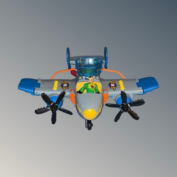 Fisher Price Imaginext Sky Racers Tornado Prop Plane Jet Airplane Fighter 2009 - Picture 15 of 16